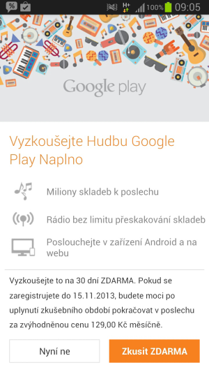 Google play music smartfon3