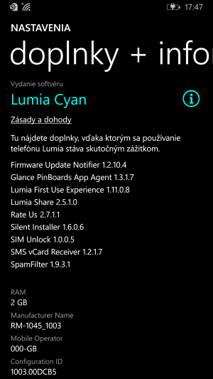 Nokia Lumia 930 Info telefon