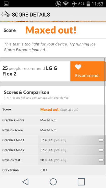 LG G Flex 2 3D Mark 09