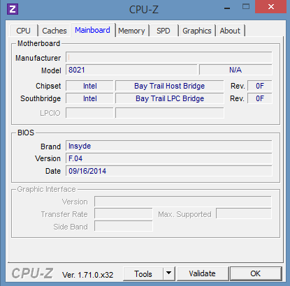 Evolveo WinPC Q4 CPU-Z 03