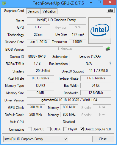Lenovo_ThinkPad_S440_TechPowerUp_GPU_Intel_HD_Graphic