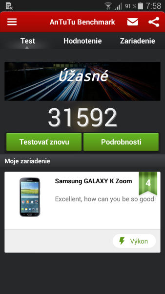 Samsung K Zoom - AnTuTuX2