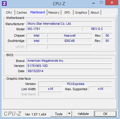 MSI GT72 2QE-095CZ Dominator Pro CPU-Z 03