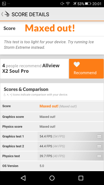 Allview X2 Soul Pro 3D Mark 09
