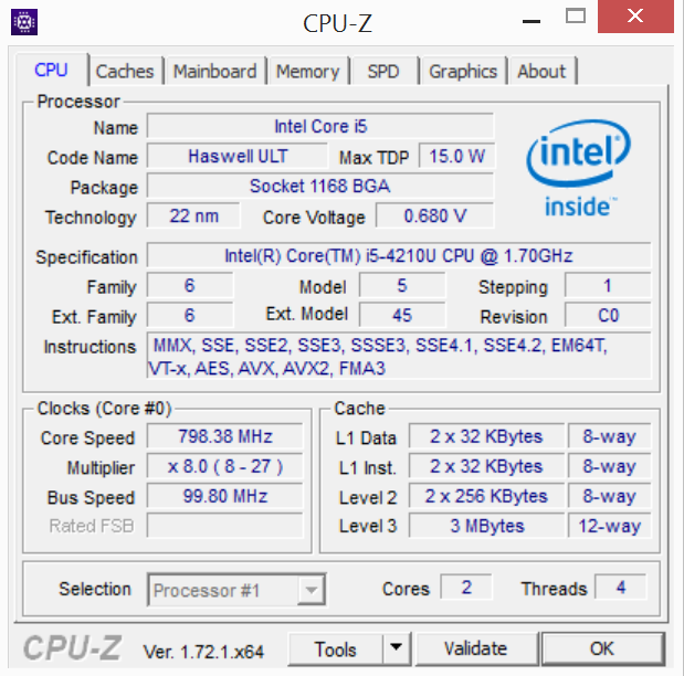 Dell Alienware 13 CPU-Z 01