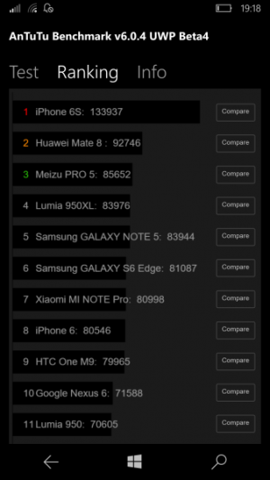 Microsoft Lumia 950 AnTuTu Benchmark 02