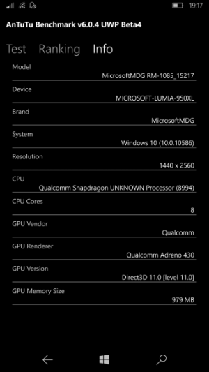 Microsoft Lumia 950XL AnTuTu Benchmark 04