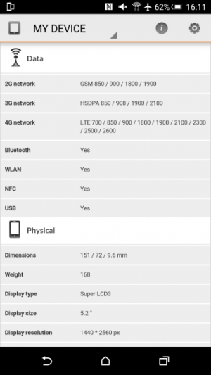 HTC One M9 Plus 3D Mark 03