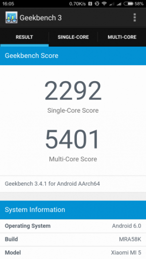 Xiaomi Mi5 GeekBench 01