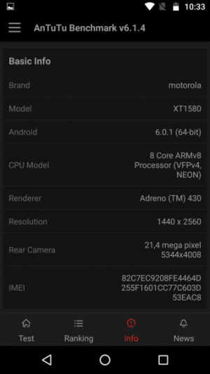 Lenovo Moto X Force AnTuTu Benchmark 05