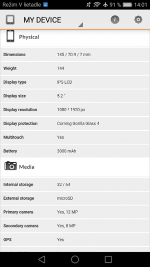 Huawei P9 3D Mark 03