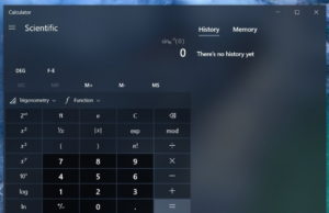 Kalkulačka vo Windows 10 získava nové funkcie