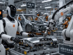 Humanoid Xiaomi uspel v automobilke